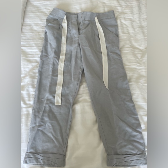 Grey Wilfred Pleated Pants - Picture 1 of 2